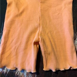 Garanimals Coral Ribbed Bike Shorts